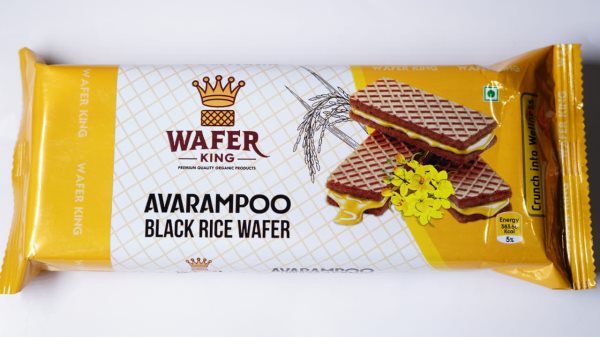 Black rice wafer with AVAARAMPOO FLAVORS