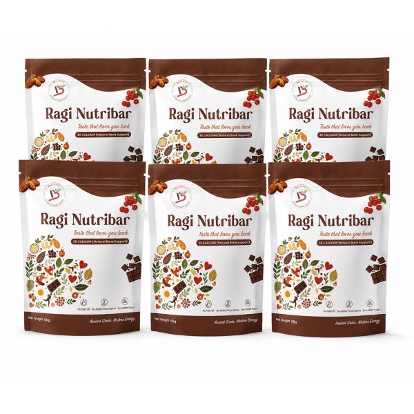 Ragi Nutribar (Premium Chocolate) Combo of 6
